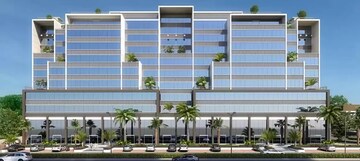  Office Space – Exterior View View at Vastrapur - for Rent
