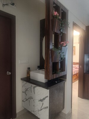 Kitchen in 2 BHK Apartment at Visalakshi Prakruthi, Thanisandra Main Road – for Rent