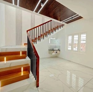 Staircase in 2 BHK Villa at Soukya Road – for Sale