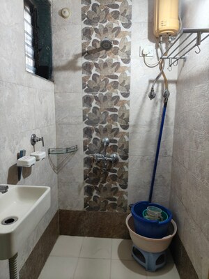 Bathroom in 2 BHK Apartment at Seawoods – for Rent