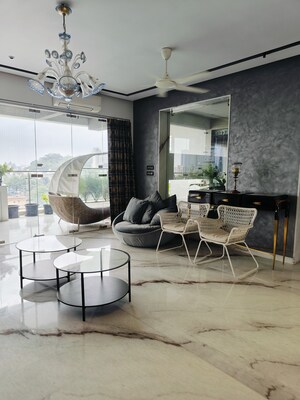 Living Room in 4 BHK Apartment at Skywards Riviera Valentina, Baner – for Sale