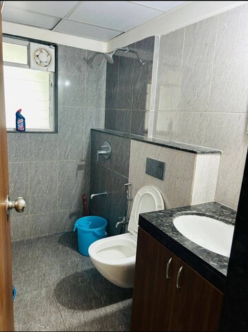 Bathroom in Studio Apartment at Gera World of Joy, Kharadi – for Rent