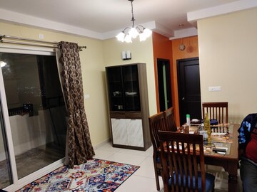 Living Room in 3 BHK Apartment at Prestige Lakeside Habitat, Varthur – for Rent