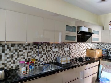 Kitchen in 3 BHK Apartment at Prestige Lakeside Habitat, Varthur – for Rent