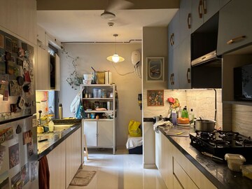 Kitchen in 4 BHK Apartment at Bandra West – for Rent