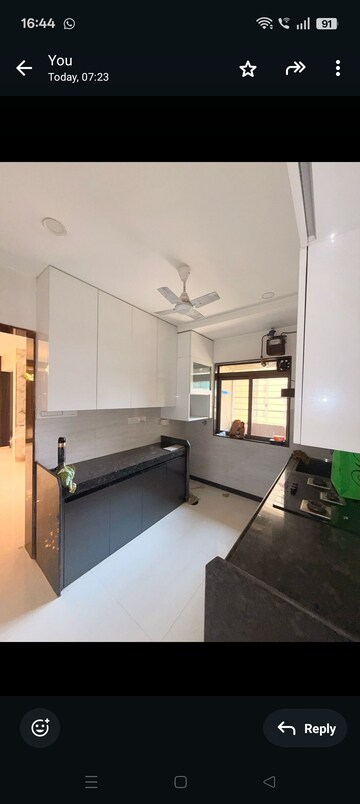 Kitchen in 3 BHK Apartment at Acme Ozone, Manpada – for Rent