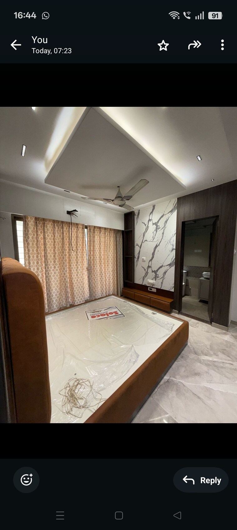Bedroom, acme-ozone 3 Bedroom 1200 Sq.Ft. Apartment In Manpada Thane 9206757