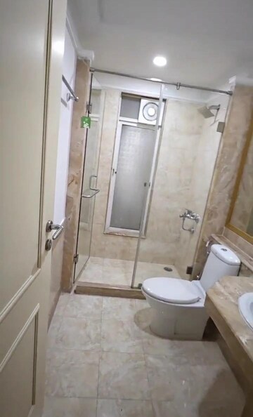 Bathroom in 3 BHK Apartment at Hiranandani Heritage Tower, Powai – for Rent