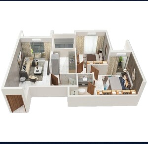 Floor Plan in 2 BHK Apartment at SPAN Empress, Ulwe – for Sale