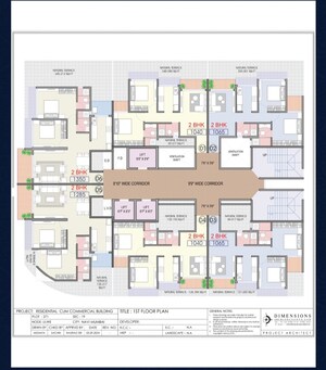 Floor Plan in 2 BHK Apartment at SPAN Empress, Ulwe – for Sale
