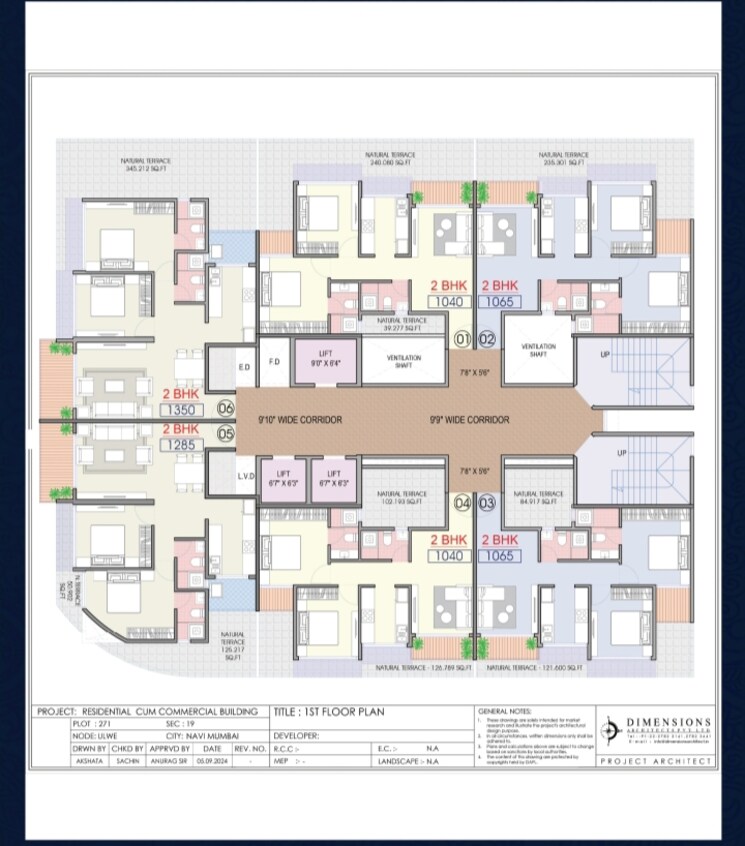 Floor Plan, span-empress 2 Bedroom 676 Sq.Ft. Apartment In Ulwe Navi Mumbai 9207038