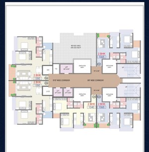 Floor Plan in 2 BHK Apartment at SPAN Empress, Ulwe – for Sale