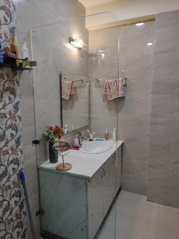 Bathroom in 3 BHK Apartment at Emaar Emerald Estate, Sector 65 – for Rent