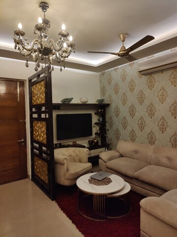 Living Room in 3 BHK Apartment at Emaar Emerald Estate, Sector 65 – for Rent