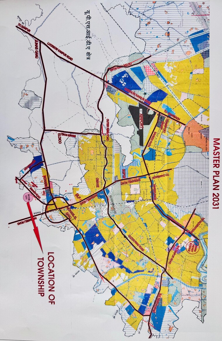 Map Location, mohanlalganj  1299 Sq.Ft. Plot In Mohanlalganj Lucknow 9207166