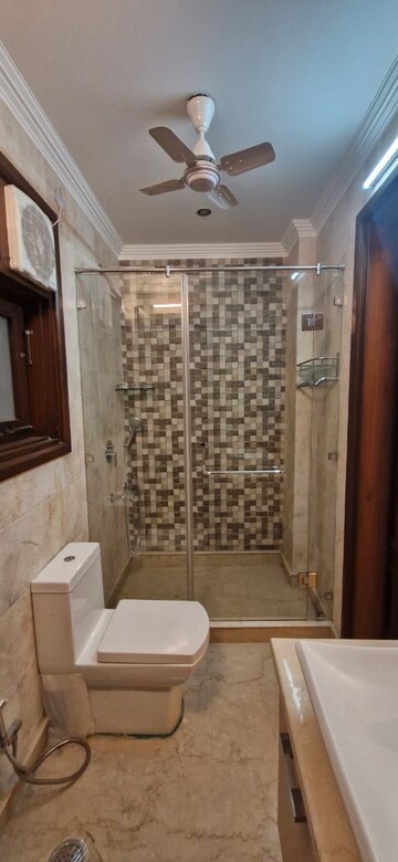 Bathroom in 4 BHK Builder Floor at Greater Kailash ii – for Rent