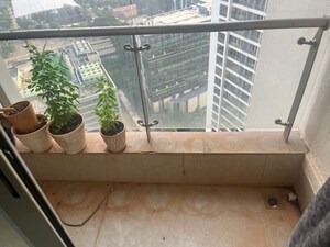 Balcony in 2 BHK Apartment at Lodha Fiorenza, Goregaon East – for Rent