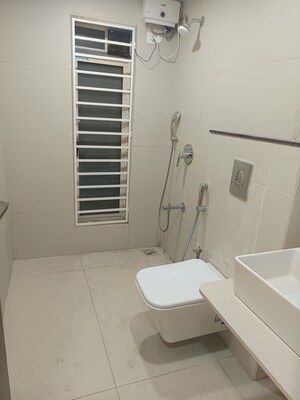 Bathroom in 3 BHK Apartment at Gulmohar Road – for Rent