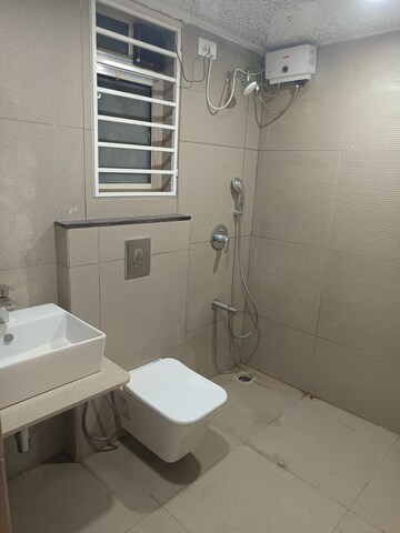 Bathroom in 3 BHK Apartment at Gulmohar Road – for Rent