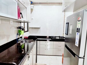 Kitchen in 2 BHK Builder Floor at Dwarka Expressway – for Rent