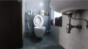 Attached Bathroom in 3 BHK Apartment at Wadhwa Elite, Kolshet Road – for Rent
