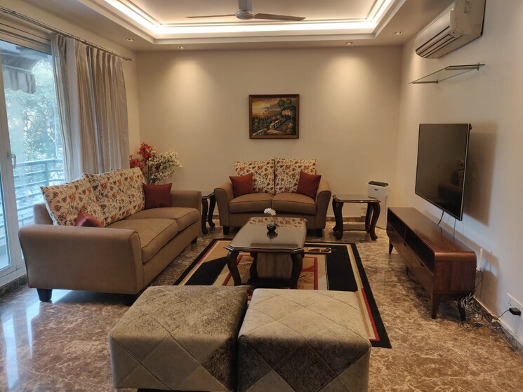 Living Room, panchsheel enclave 4 Bedroom 350 Sq.Yd. Builder Floor In Panchsheel Enclave Delhi 9207237
