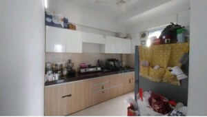 Kitchen in 3 BHK Apartment at Wadhwa Elite, Kolshet Road – for Rent