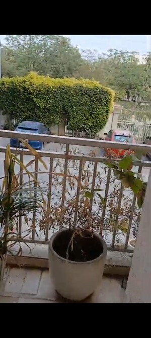 Balcony in 3 BHK Apartment at Hawelia Valencia Homes, Sector 1 Greater Noida – for Rent