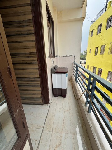 Balcony in 2 BHK Apartment at Palm Residency Chhatarpur, Chattarpur – for Rent