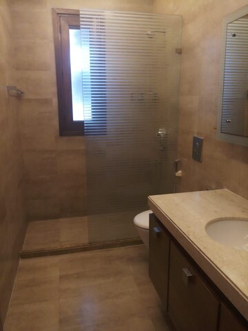 Bathroom in 3 BHK Builder Floor at Defence Colony – for Rent