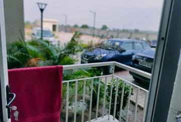 Balcony in 2 BHK Apartment at Sushma Joynest ZRK, Ghazipur – for Rent