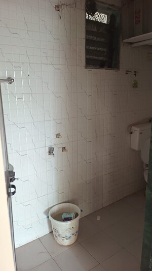 Bathroom in 1 BHK Apartment at Kopar Khairane – for Rent