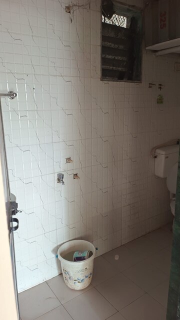 Bathroom in 1 BHK Apartment at Kopar Khairane – for Rent
