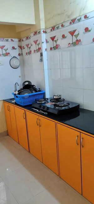 Kitchen in 1 BHK Apartment at Kopar Khairane – for Rent