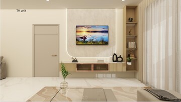 Living Room in 3 BHK Apartment at Aurobindo Kohinoor, Serilingampally – for Rent