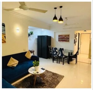 Living Room in 3 BHK Apartment at Arshie Complex, Versova – for Rent