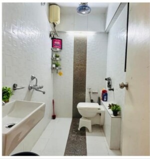 Bathroom in 3 BHK Apartment at Arshie Complex, Versova – for Rent