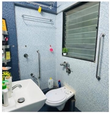 Bathroom in 3 BHK Apartment at Arshie Complex, Versova – for Rent