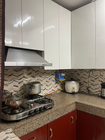 Kitchen in 3 BHK Apartment at Chattarpur – for Rent