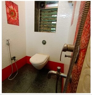 Bathroom in 3 BHK Apartment at Andheri Panchvati CHS, Andheri West – for Sale
