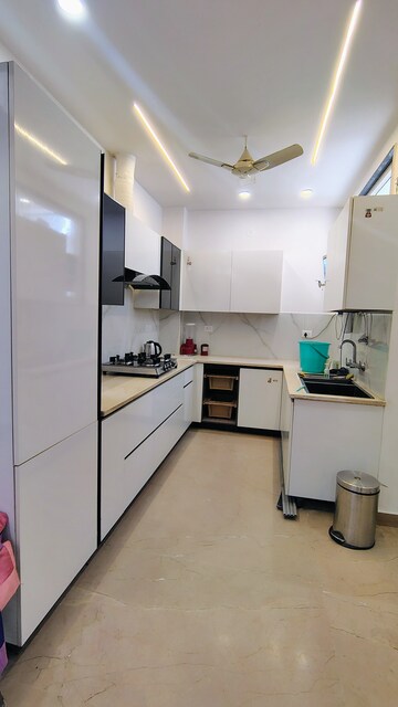 Kitchen in 3 BHK Builder Floor at Sushant Lok 3, Sector 57 – for Rent