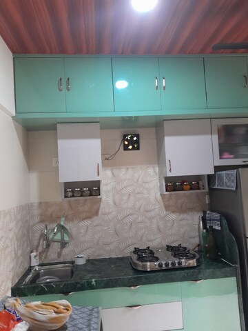 Kitchen in 1 RK Apartment at K Raheja Palm Spring, Malad West – for Rent