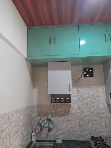 Kitchen in 1 RK Apartment at K Raheja Palm Spring, Malad West – for Rent