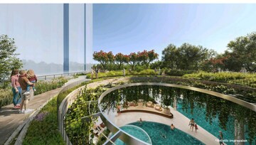 Balcony in 3 BHK Apartment at Conscient Elaira Residences, Sector 80 – for Sale