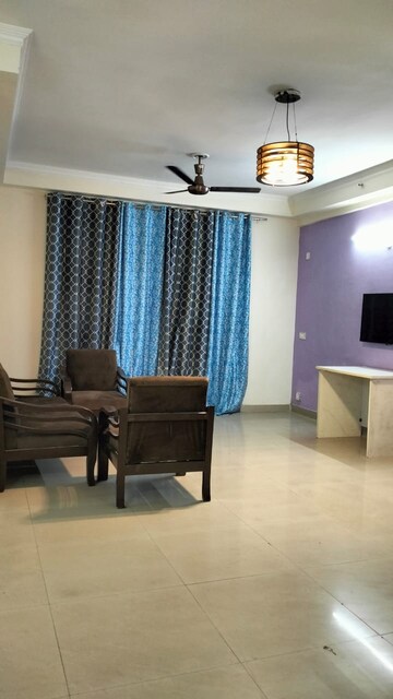 Living Room in 3 BHK Apartment at Amrapali Crystal Homes, Sector 76 – for Rent