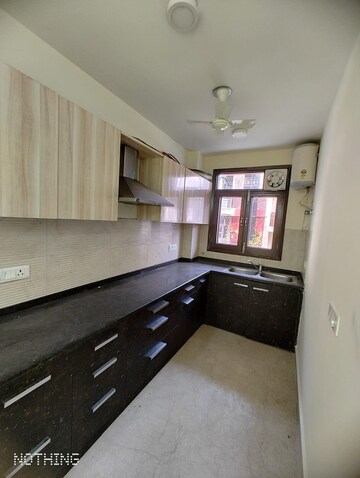 Kitchen in 2 BHK Builder Floor at Malviya Nagar – for Rent