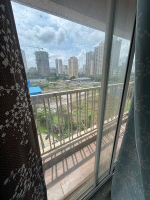 Balcony in 1 BHK Apartment at Metropolis Rivera, Koliwada – for Rent