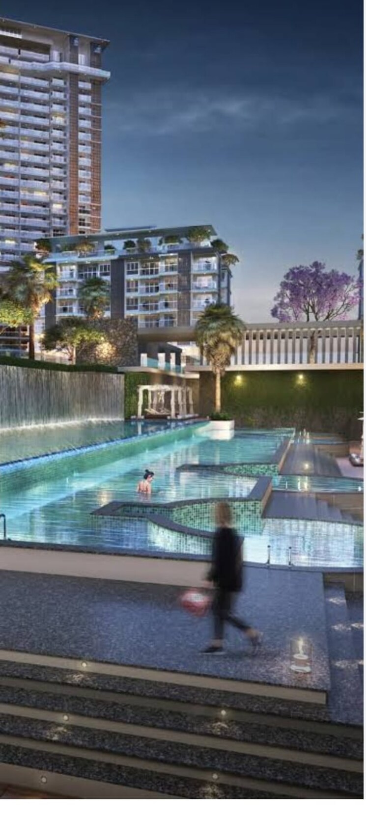 Swimming Pool, godrej-palm-retreat 4 Bedroom 3300 Sq.Ft. Apartment In Sector 150 Noida 9207856