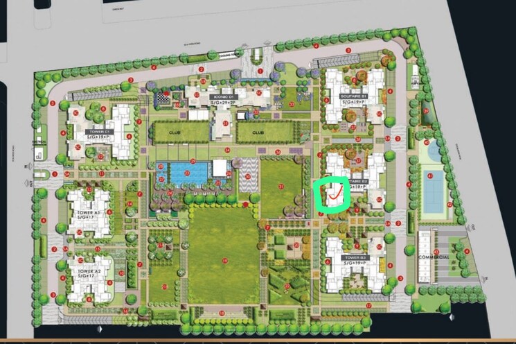 Master Plan, godrej-nest 2 Bedroom 893 Sq.Ft. Apartment In Sector 150 Noida 9207894