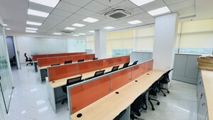 Team Area in  Office Space at Lodha Supremus, Wagle Industrial Estate – for Rent